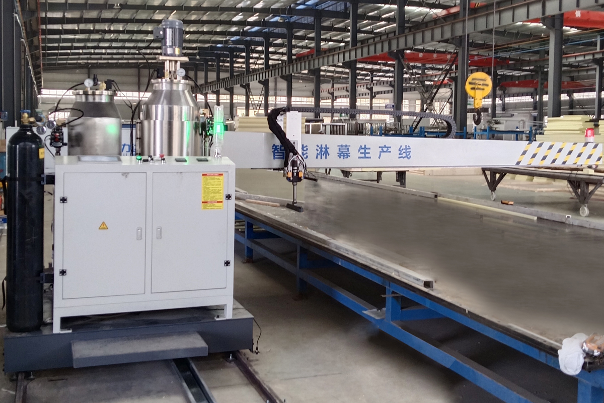 Refrigerated Truck Body Panel Glue Coating Machine